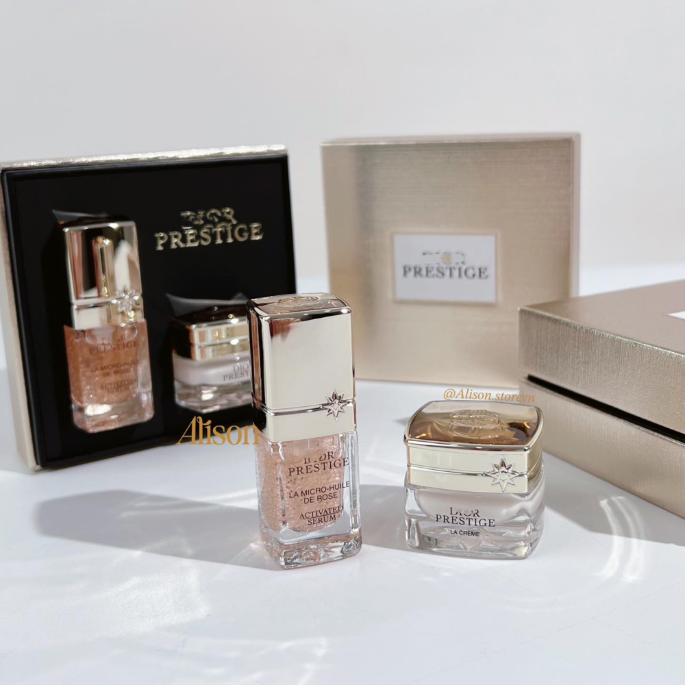 Set Dior Prestige Mini 2 Món (serum 5ml+ kem dưỡng 5ml)